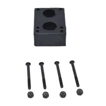 스케이트 보드 롱 보드 푸 라이저 패드 충격 흡수 스케이트 보드 트럭 패드 셰이트 증가 29mm 패드 부품, 검은색