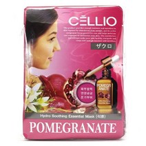 [ILLU]샐리오 화장품 포메그란테 하이드로 석류 10매 얼굴마스크 시트형팩 마스크 피부진정 시트 페이스 생기 활력 시트형_hAeEA, ff본상품ff, ff본상품ff