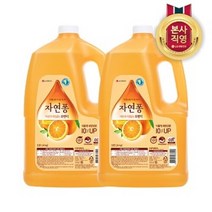 LG 생활건강 자연퐁 주방세제 오렌지 3.92L x 2개, 단품없음