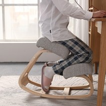 허리 자세 교정 무릎의자 원목 컴퓨터 컴포트 꿇는 인체 공학적 책상 쓰기, [06] 조정 가능한 무릎 꿇는 의자