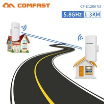 2pc 5.8ghz 무선 야외 cpe 장거리 300mbps 산업용 wifi 라우터 11dbi 안테나 3km 지점 간 브리지 ap nanostation