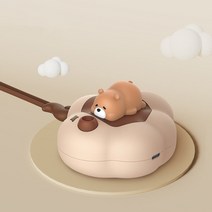 전자 손난로 휴대용 USB 충전손난로 작은 주변 야간 조명 핸드 워머 보물 충전 ​​ 핸드 워머 방폭 히터, 갈색