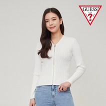 [게스] 여성 슬림핏 지퍼 가디건 OM1S4711