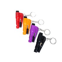 차량용 안전 망치 탈출용 침수용 비상용 절단 안전벨트 커터 멀티 망치, 1개, 레드