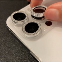 반짝반짝 핸드폰 카메라 렌즈 보호 필름, 다크그린, 1개