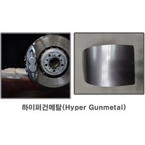코트비 브레이크 캘리퍼 도색 페인트 세트 / 붓칠타입 내열페인트 / 캘리퍼 DIY, 하이퍼 건메탈, 1개