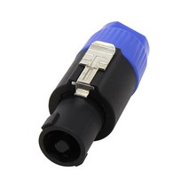케이블마트 오디오케이블 스피커 음향 커넥터 모노 스테레오 캐논 TRS TS XLR RCA 3.5 5.5 6.3 이어폰 마이크 크기 변환 젠더 ㄱ자 꺾임 연결잭 커넥터, HA50-57 스피콘 제작젠더(2개)