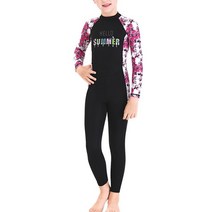 스쿠버다이빙슈트 어린이 잠수복 수영 전체 여름 서핑 블랙 S, 04 BlackL