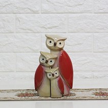 도자기 부엉이 R202 3P SET 인테리어소품