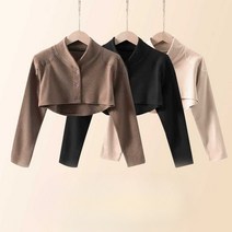 어깨 패드 수면 조끼 보온 노인 방한 경추, 브라운(패치) M