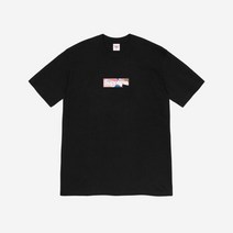 슈프림 x 에밀리오 푸치 박스로고 티셔츠 블랙 더스티 핑크 - Supreme x Emilio Pucci Box Logo T-Shirt Black Dusty Pink - l l