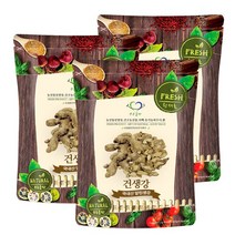 푸른들판 국내산 건조 생강, 500g, 3개