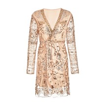 태국 트렌드 겨울 가을 BLING 블링블링한 구슬 조각 하객 드레스 셀럽 모임원피스