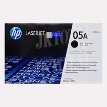 HP CE505A NO.05A Laserjet P2035N P2055X P2035 P2055D P2055DN P2055 P2055N 정품토너, 검정, 1