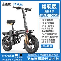 접이식 전기자전거 48v 40a 120km 운행 초경량 대리운전 픽업용, 20AH, 플래그십30A퓨전120KM