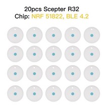 비콘 태그 동글 블루투스 NRF51822/52810/52832 배터리 교체용 블루투스 비콘/Ibeacon/BLE 포지셔닝/센서, 05 20pcs NRF 51822
