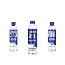Northern Chill Naturally Alkaline Mineral Spring Water 노던 칠 천연 알칼리성 미네랄 온천수 12개입 16.9 oz 479g 1팩, 3팩