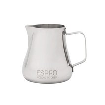 ESPRO Toroid 우유 거품 피처 - 우유 거품 및 스팀용 스테인리스 스틸 우유 스티머 피처 커피 바용 에스프레소 액세서리 591.5ml(20온스)