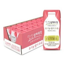 상하목장 유기농 딸기우유 125ml, 2개