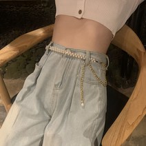 아이브 아이돌 쥬얼리 웨이스트 찡 공연 반짝이 블랙핑크 바프 제니 벨리체인 벨트 코디 빈티지