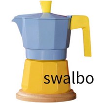 swlabo 모카포트 카페라떼 에스프레소, 약 90ml (여과지 100매 포함)