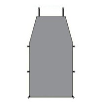 캠핑캐노피 그늘천막 car 보호소 그늘 방수 uv 사이드 car Roof top, 회색, 협력사, 440x200cm
