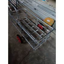 미니트레일러 자전거 전기 오토바이 후면 장착형 야외 여행 화물 애완 동물 소형, 6. 프레임 80120 솔리드 휠
