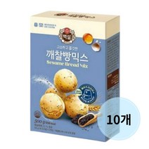 CJ제일제당 백설 오븐용 깨찰빵 믹스 500g [10개]