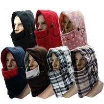 디빅 방한용 후드넥워머, 핑크