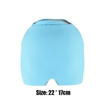 냉온마사지기 피부 갈바닉 냉온 뷰티디바이스 젤 핫 콜드 치료 편 릴리프 캡 ice cap for 릴리프 통증 헤드 랩 ice pack therapy cold pack 114, 파란색