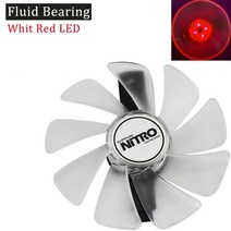 사파이어 rx470 rx590 rx580 rx480 rx570 니트로 스페셜 에디션 팬 95mm cf1015h12d rx 590 580 480 470 570 gpu 쿨러 팬, 레드 led - 팬