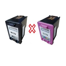 삼성 M170 비정품잉크, 1개, 대용량 M170XL검정+대용량 C170XL칼라 세트
