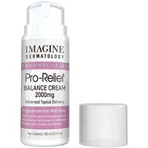 바이오 아이덴티컬 프로게스테론 USP 2000 mg 3.3온스 100 ml 프로 릴리프 크림 파라벤 프리 TSA 준수, 3.30fl oz(1팩), 100ml