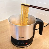 모닝컴 대용량 라면 전기냄비 멀티포트 여행용쿠커, DWK-5580NP