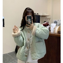 에프디 패딩 쇼트 코트 2021년 여자