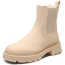 DREAM PAIRS 여성 Chelsea Platform Boots 앵클부티 슈즈