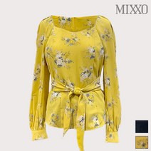 미쏘 플라워랩 블라우스 MIWBL9911S