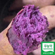 22년 해남 무농약 햇 자색고구마 3kg 5kg 10kg, 해남 무농약 자색고구마 3kg(특상)