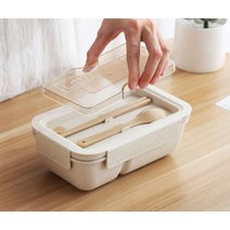 트레이드미 회사 점심도시락통 전자레인지용 피크닉통, 초록, 1개