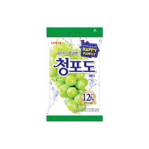 롯데 [캔디]청포도 캔디 153g 맛있는 달콤한간식 사무실간식 아이들간식, 14개