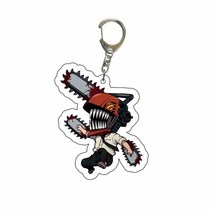 체인소맨 키링 Chainsaw Man Anime KeyChain Women Cos Girls Gift 열쇠 고리 남성용 아크릴 자동차 파티 펜던트 일본 포치 타, [23] 5258
