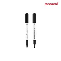 모나미 패브릭마카 470 블랙, 2개, Black