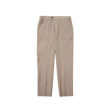 코오롱 커스텀멜로우 시가렛 셋업 팬츠 폴리 시어서커 소재 일자핏 바지 light cigarette set up pants CWPAM20312BEX