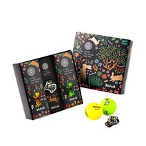 [경기점]볼빅ll 정품 신년 비비드 토끼볼 볼마커세트 하프더즌 3피스, 6구+볼마커세트, 선택완료