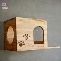 원목 우드 캣워커 캣타워 고양이 벽선반 벽걸이 구름다리 투명해먹 DIY, N + 1개
