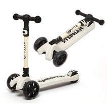 켈리앤스테판 유아 킥보드 접이식 광폭LED바퀴 스테판 샌드베이지