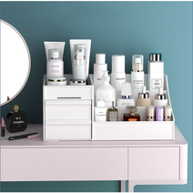 서랍식 수납식화장대 화장품 책상 정리 다용도 서랍식 수납식 정리함