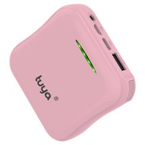 휴대전화보조배터리 투아 미니 팬시 초슬림 대용량 적용 사과아이폰 OPPO 화웨이 VIVO 샤오미 고속충전 3847828592, 핑크 업그레이드 판 10000 밀리안
