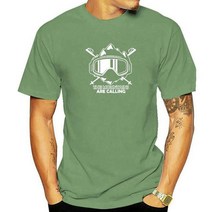산은 T 셔츠를 부른다 Mens Womens 스키 스노우 보드 Tshirt 셔츠 Cool Design Cotton Tee Shirt, XL, Men pea green