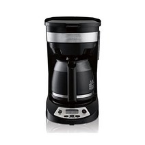 해밀턴비치 12컵 프로그래밍 가능 커피 메이커 브루 옵션 유리 카라페(46299), Black Stainless_12 Cup | Coffe